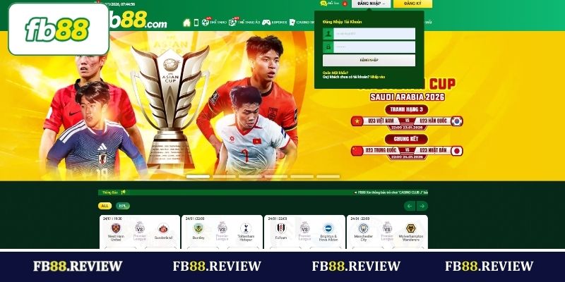 Hướng dẫn tân binh các bước đăng nhập FB88 nhanh nhất