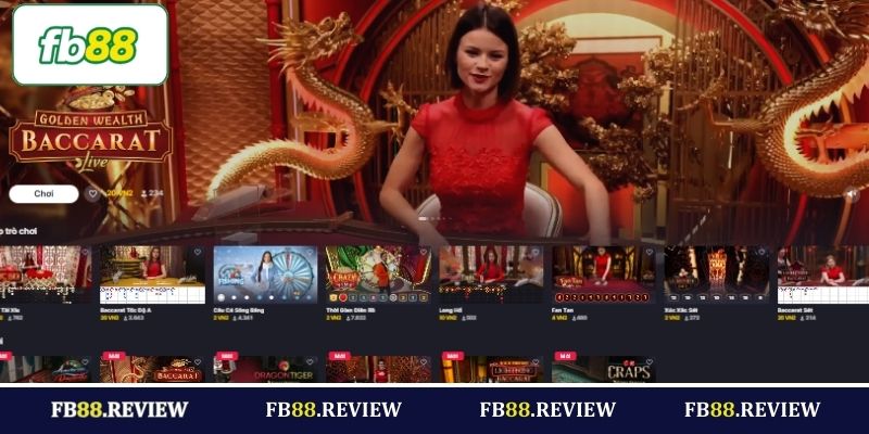 Những tựa game mới lạ có trong Casino tại FB88
